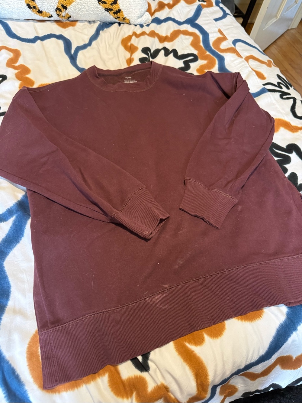 Aerie Plain Crew Neck Soft Sweater Womens Size S